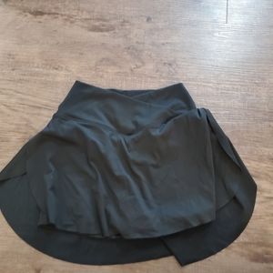 Black tennis skort